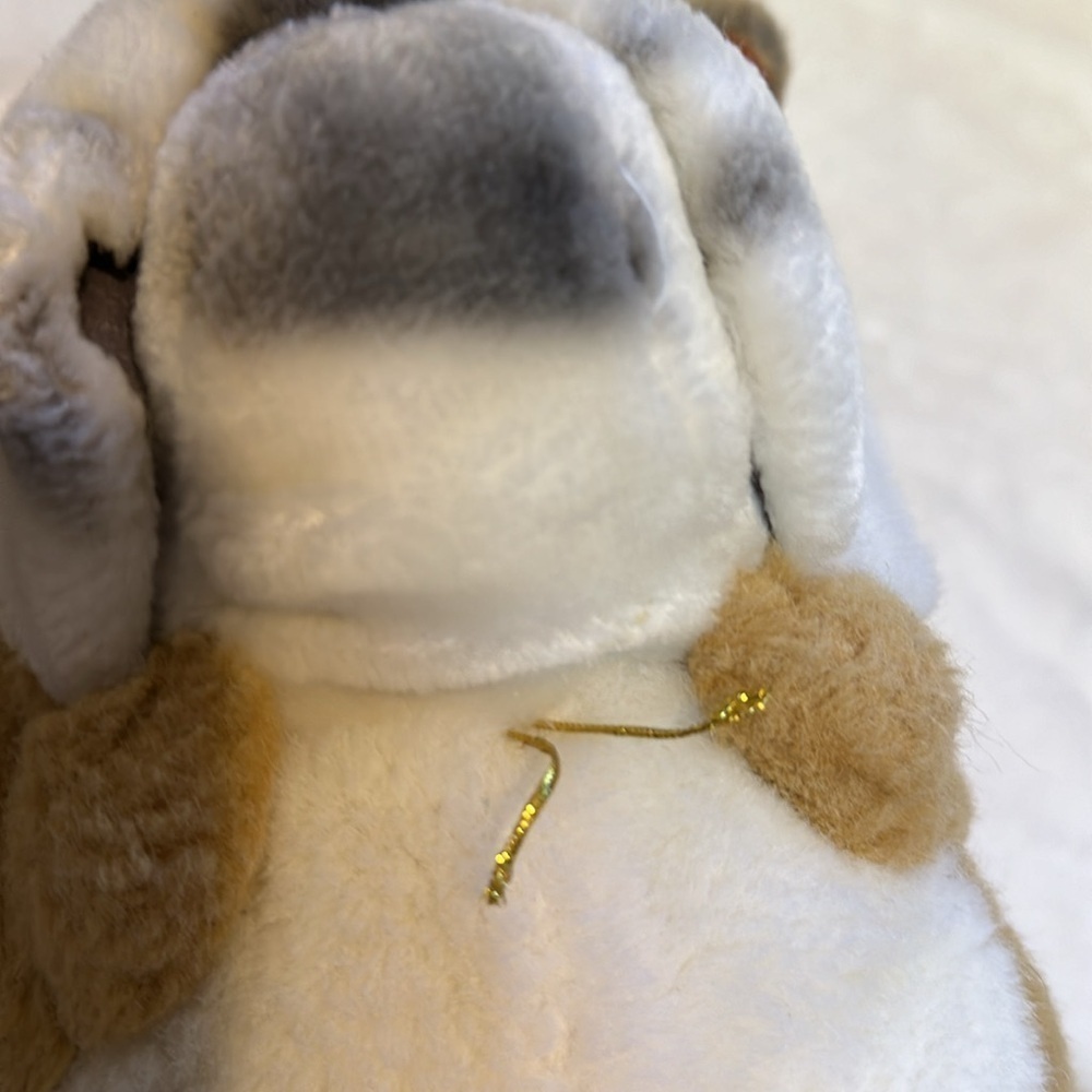 Vintage 1988 Dakin Tough Guy English Bulldog Plush Stuffed Animal - Picture 12 of 12